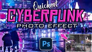 Photoshop: Quickest Way to Create a Retro, CYBERPUNK Photo Effect