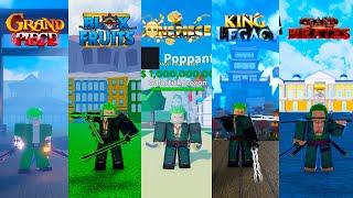 Become Zoro in every One Piece Game | Roblox