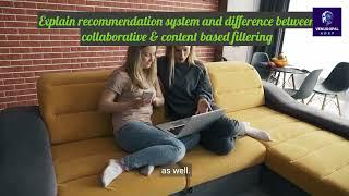 Exploring Recommendation Systems  Collaborative vs Content Based Filtering