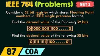 IEEE 754 - Solved Problems (Set 1)