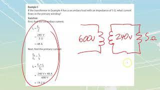 Basic Transformer calculations using ratios L2 P1 LT3