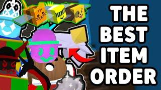 The Item Order That Help You Advance Quickly in Bee Swarm Simulator | Roblox