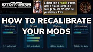 How to Recalibrate Mods / SWGOH