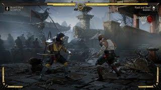 MK11: Scorpion Vs Baraka Gameplay