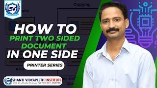 How to Print Two-Sided Documents on One Side | Easy & Efficient Printing Tips!