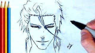 (fast-version) How to Draw Aizen from Bleach - Step by Step Tutorial