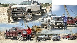 HOW WEST TEXAS USES SHOW TRUCKS FOR PIPELINE WELDING! LIFTED 2019 F350S ON 26" AMERICAN FORCE WHEELS