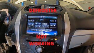 2015 FORD EXPLORER DEFROSTER NOT WORKING