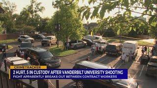 2 injured, 5 in custody after shooting reported at Vanderbilt dorm building