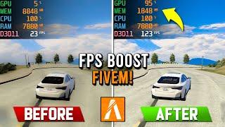 FiveM FPS Boost Pack + Citizen FiveM FPS Boost | 100+ FPS on Ultra Low-End PC (4GB & 8GB RAM) (2025)