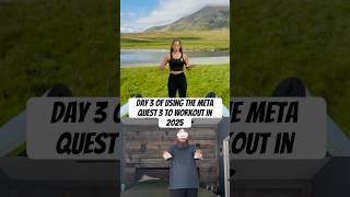  Day 3 of my New Year's VR fitness journey with Meta Quest 3!  #SupernaturalVR #MetaQuest3