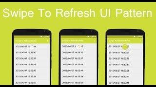 Android Studio Tutorial - Android Swipe/Pull To Refresh