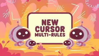 How to use the new multi-file rules in Cursor