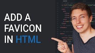 Add A Favicon to A Website in HTML | Learn HTML and CSS | HTML Tutorial | HTML for Beginners