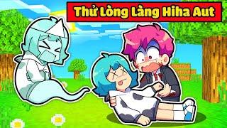 YUMMIE THỬ LÒNG LÀNG HIHA AUT BẰNG CÁCH GIẢ CHẾT  THÀNH HỒN MA TRONG MINECRAFT*YUMMIE GHOST 