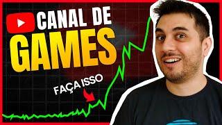  5 DICAS VALIOSAS para CRESCER CANAL de GAMES no Youtube