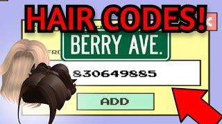 HAIR CODES For Berry Avenue! *berry avenue codes hair*