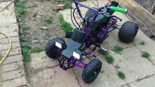 Blata mini Quad bike with stomp 140cc pitbike engine upgrade.