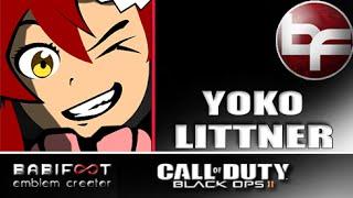 COD Black Ops 2 Emblem Tutorial  - Yoko Littner from Gurren Lagann by MissMaxinima