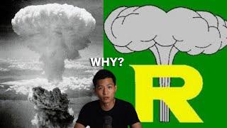 Why The American High School uses the mushroom cloud logo from atomic bomb?