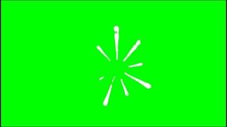 Burst Animation Green screen