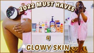 MY *affordable* SHOWER, BODY & SKINCARE ROUTINE + MUST-HAVES FOR SOFT GLOWY DARK SKIN