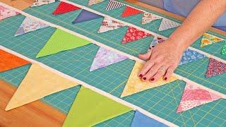 The BEST way to make bunting