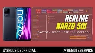 REALME NARZO 50i FACTORY RESET+FRP ONE CLICK #remoteservice