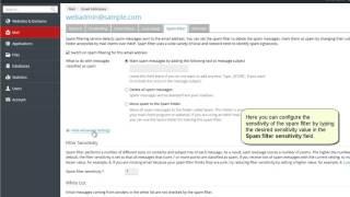 Plesk 12.5 Tutorials - How to add spam protection for a mail account