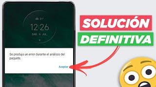 SOLUCION - Error Analisis De Paquete en Android ¡Arréglalo Ya! 2024