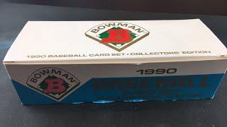 RARE 1990 BOWMAN TIFFANY SET BREAK - Turn Back the Clock Tuesday