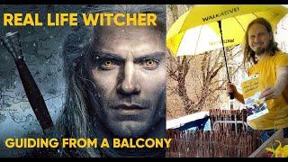 Guiding from a balcony with Maciek! [Walkative Vlog #1]