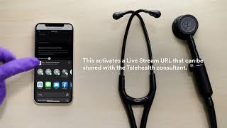 3M™ Littmann® CORE Digital Stethoscope Live Telehealth Auscultation video