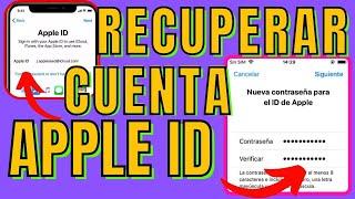 COMO RECUPERAR MI CUENTA DE ICLOUD SI OLVIDE EL CORREO