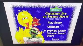 Christmas Eve On Sesame Street 2002 DVD Menu Walkthrough BETTER VERSION