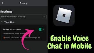 How to enable voice chat in Roblox mobile (Get Roblox Voice chat without ID Tutorial)