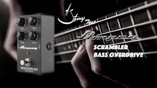 Strings Quick Test - Ampeg Scrambler Bass Overdrive pedal Demo