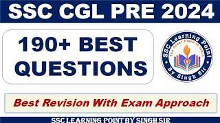 SSC CGL PRE 2024 TOP 190+ Maths Questions Solved  by Singh Sir || CGL 2024 Hard Questions #cgl2024