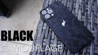 iPhone 12 in Black Camouflage - Skin von Marmeladecat im Test