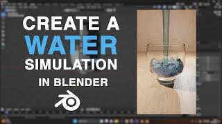 Water Simulation  Tutorial in Blender! (with collision)