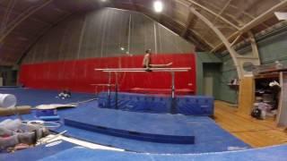 Beginner Men's Gymnastics Parallel Bars Routine - NAIGC Developmental Level