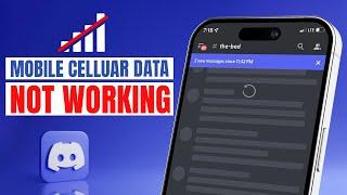 How to Fix Discord Not Working on Mobile Celluar Data on iPhone | Mobile Data Not Working on Discord