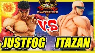 SFV CE  Justfog (Ryu) vs Itazan (G)  Ranked Set  Street Fighter 5