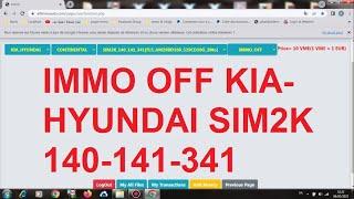 IMMO OFF KIA HYUNDAI CONTINENTAL SIM2K-140_141_142_143_341