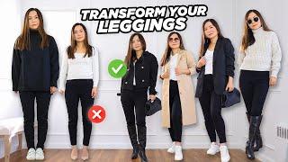 Leggings are TRICKY if you are short. Here's the 5 styling hacks every petite needs to know.