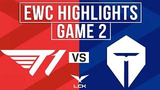T1 vs TES Highlights Game 2 | EWC 2024 Grand Final | T1 vs TOP ESPORTS