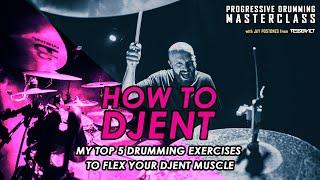 HOW TO DJENT | 5 Essential Drumming Patterns to Master - Drum Lesson with Jay Postones (TESSERACT)