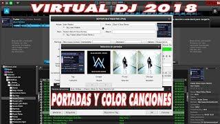 🟣 Virtual Dj 2019 - Tips Como Poner Carátulas (Portadas) Y Cambiar De Color A Las Canciones 