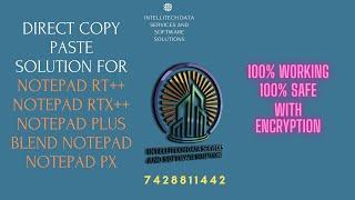 Convert Image to Editable Text in Notepad RT++, Notepad RTX++, Notepad Plus and Blend Notepad