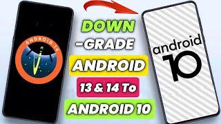 How to Downgrade Android Version Without PC | How to Uninstall System Update | Android 13 To 11